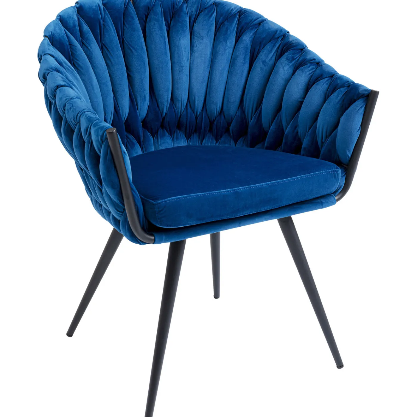 KARE Design Chaise A. Acc. Knot Bleu
