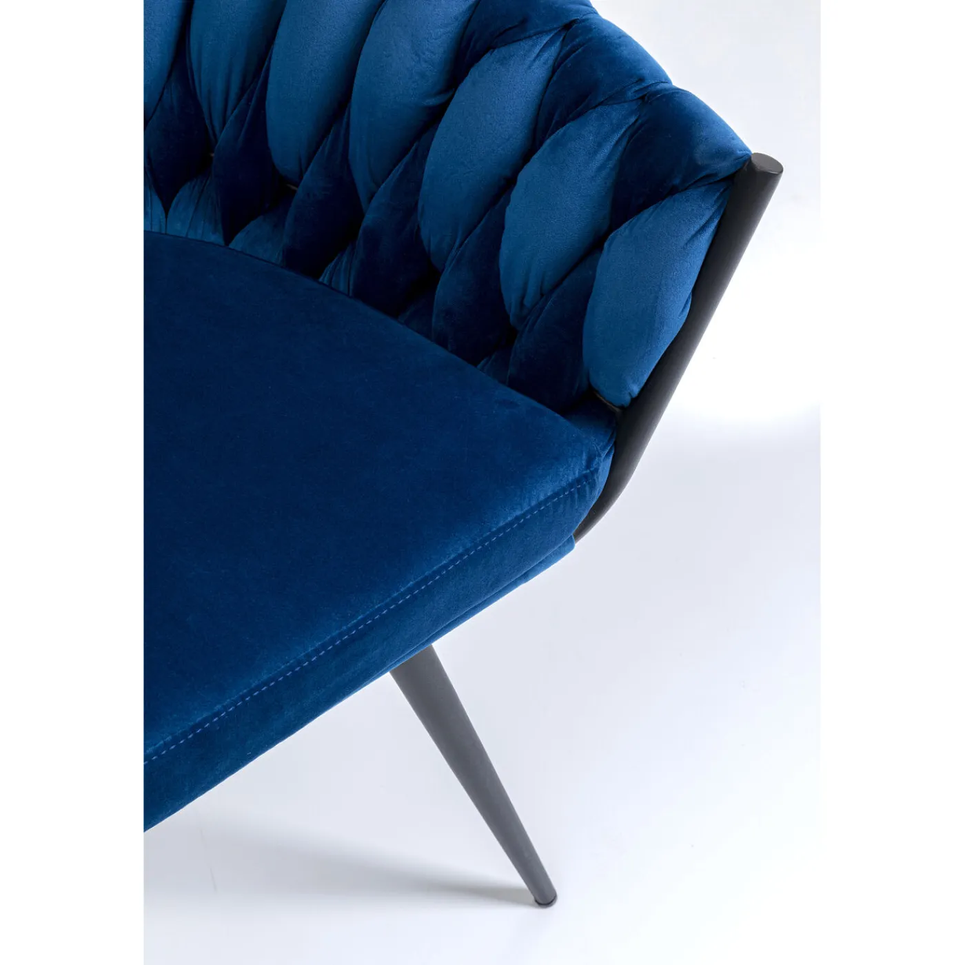 KARE Design Chaise A. Acc. Knot Bleu