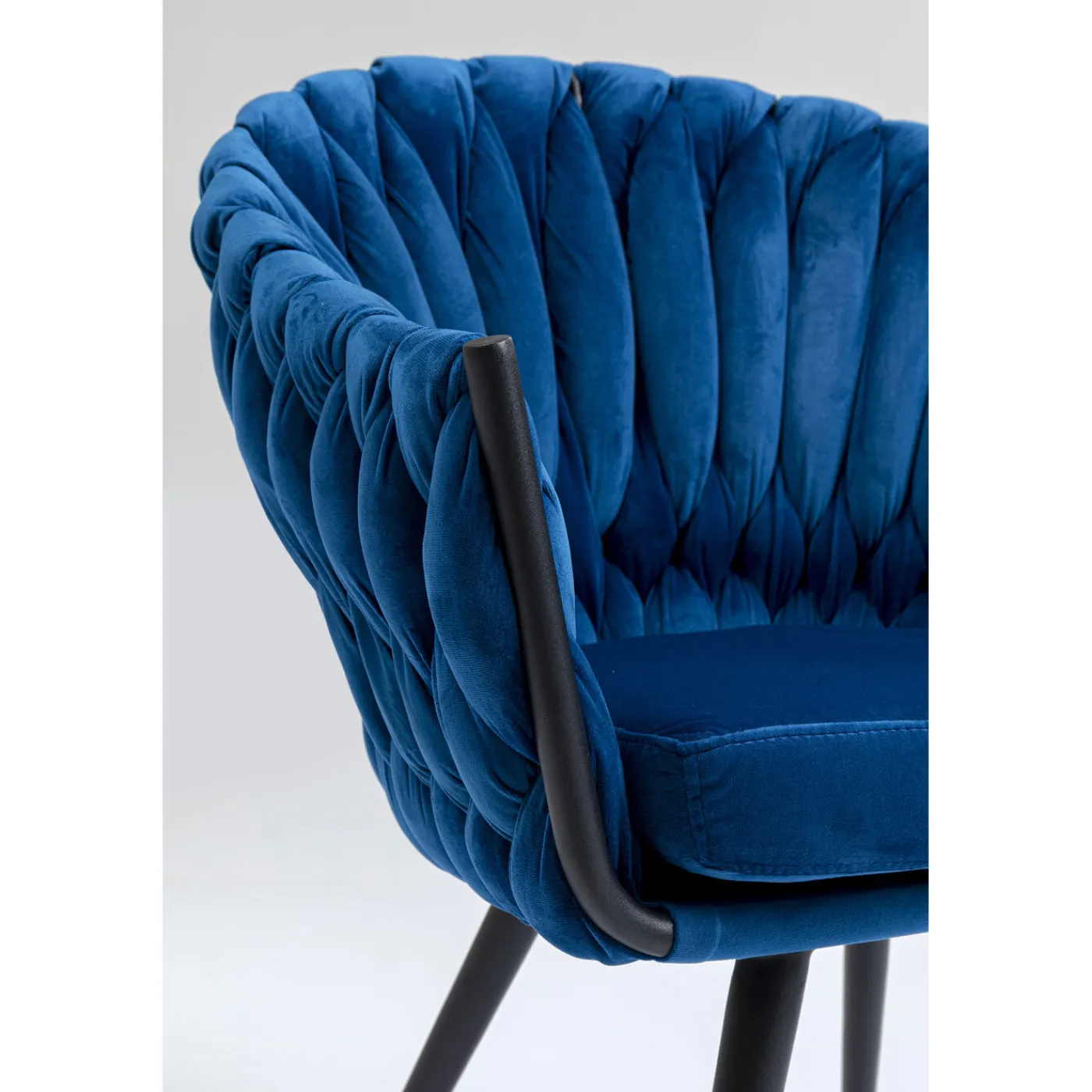 KARE Design Chaise A. Acc. Knot Bleu