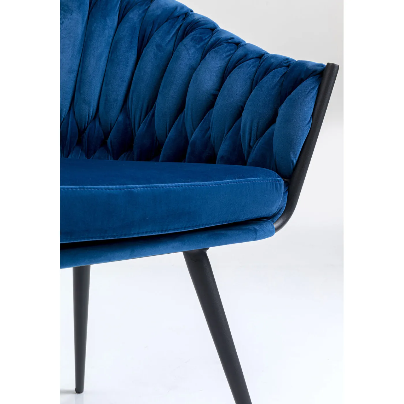 KARE Design Chaise A. Acc. Knot Bleu