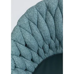 KARE Design Chaise A. Acc. Knot Bleu Petrole