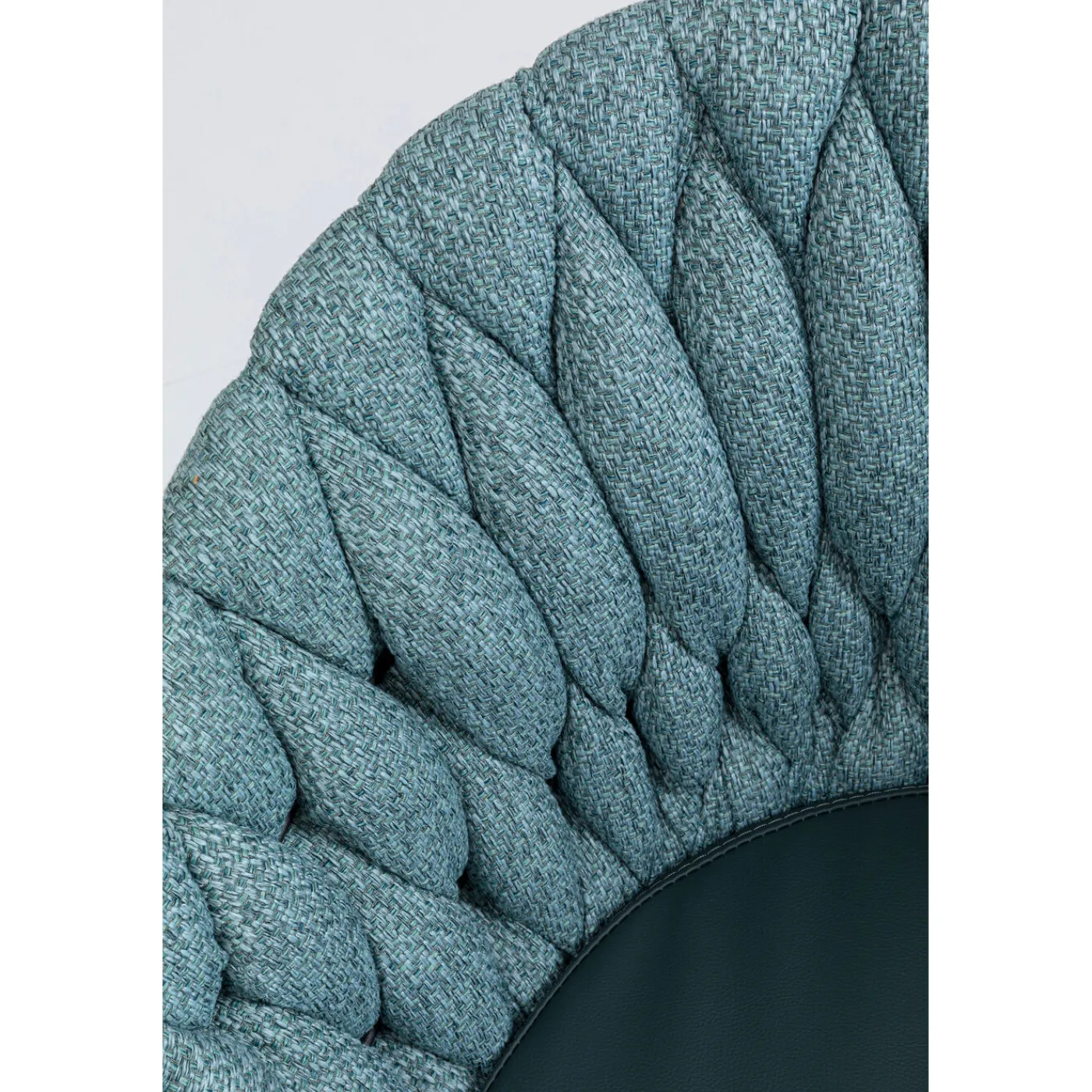 KARE Design Chaise A. Acc. Knot Bleu Petrole
