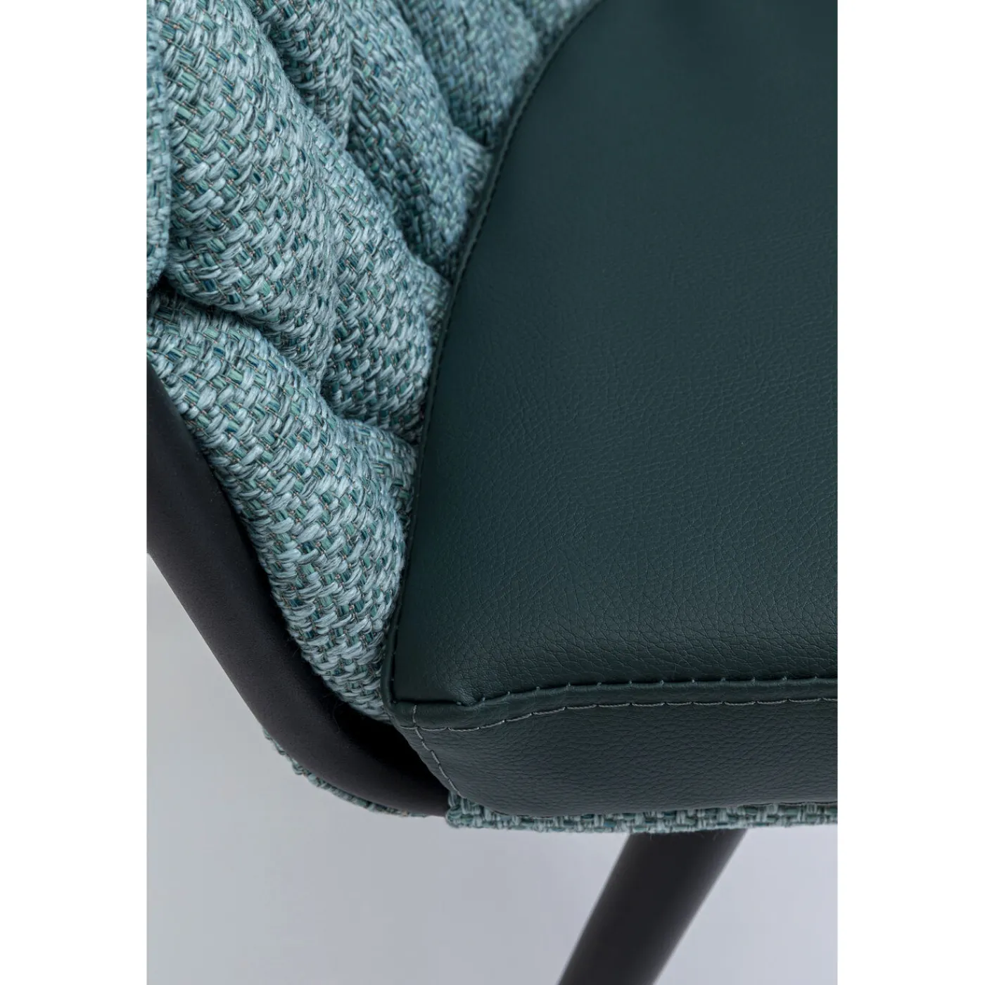 KARE Design Chaise A. Acc. Knot Bleu Petrole