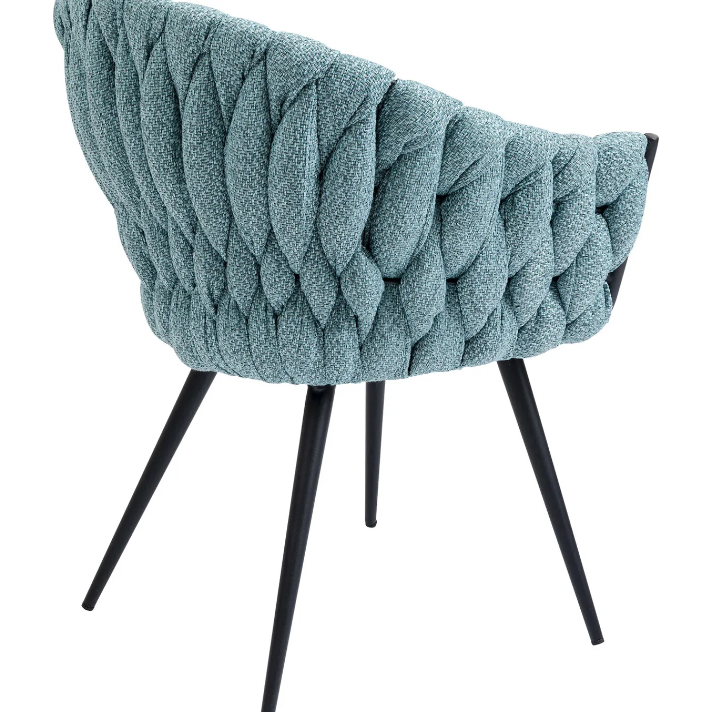 KARE Design Chaise A. Acc. Knot Bleu Petrole