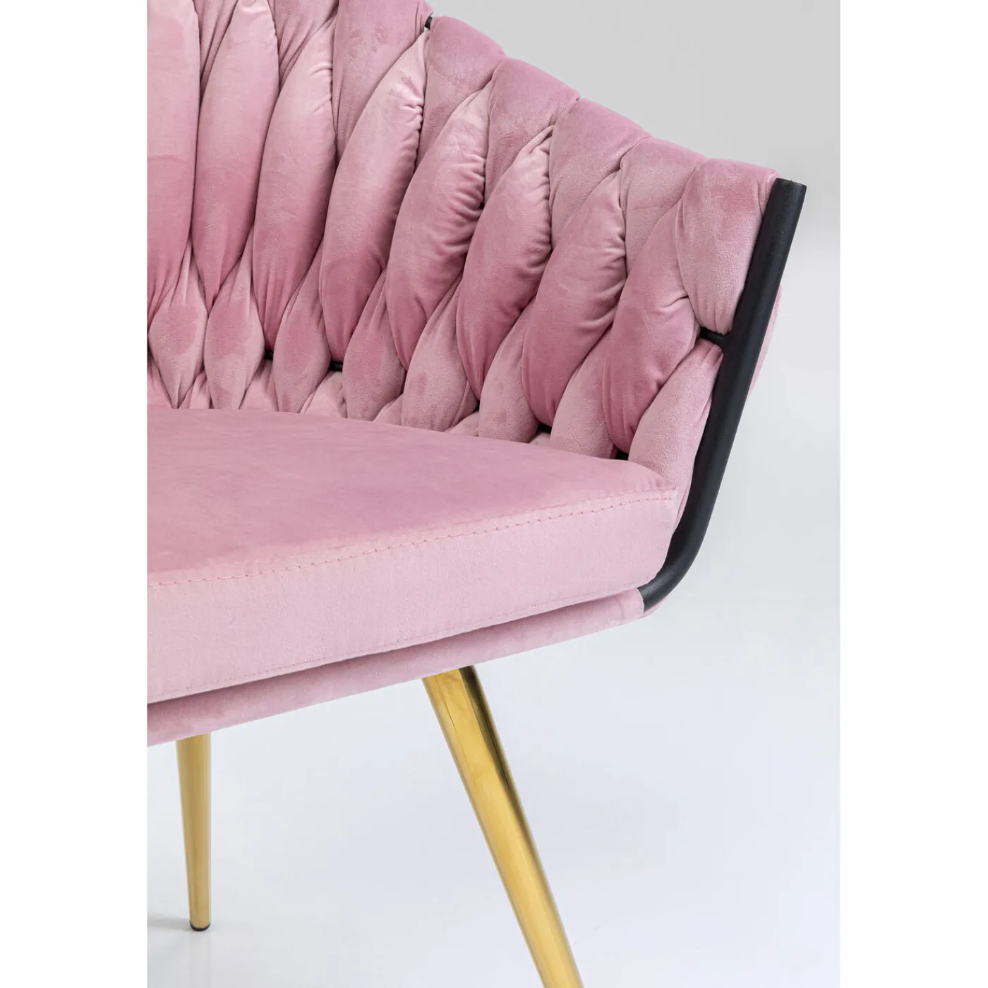 KARE Design Chaise A. Acc. Knot Mauve