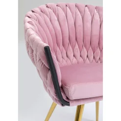 KARE Design Chaise A. Acc. Knot Mauve