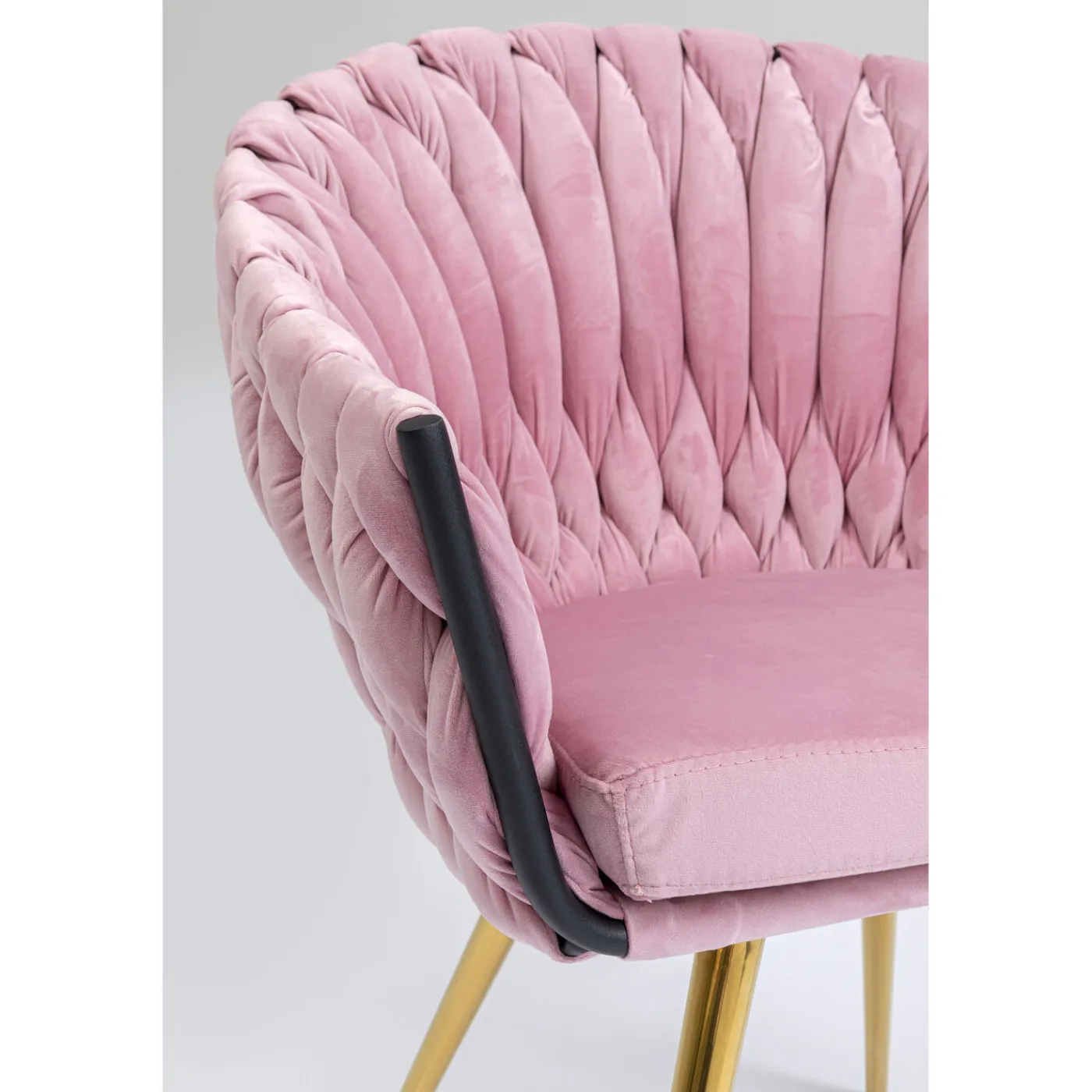 KARE Design Chaise A. Acc. Knot Mauve