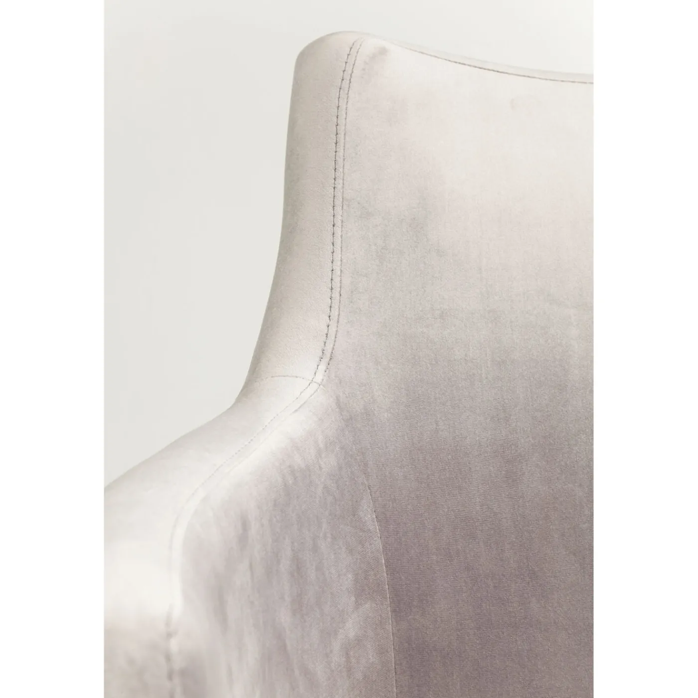 KARE Design Chaise A. Acc. Mode Velours Gris