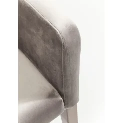KARE Design Chaise A. Acc. Mode Velours Gris