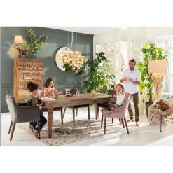 KARE Design Chaise A. Acc. Mode Velours Gris