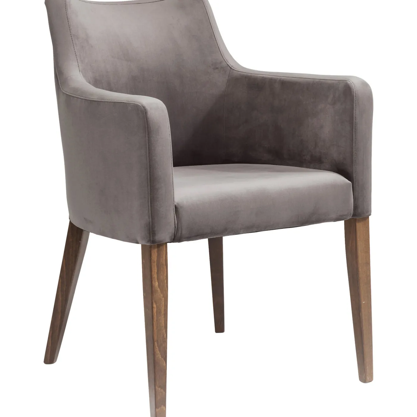 KARE Design Chaise A. Acc. Mode Velours Gris