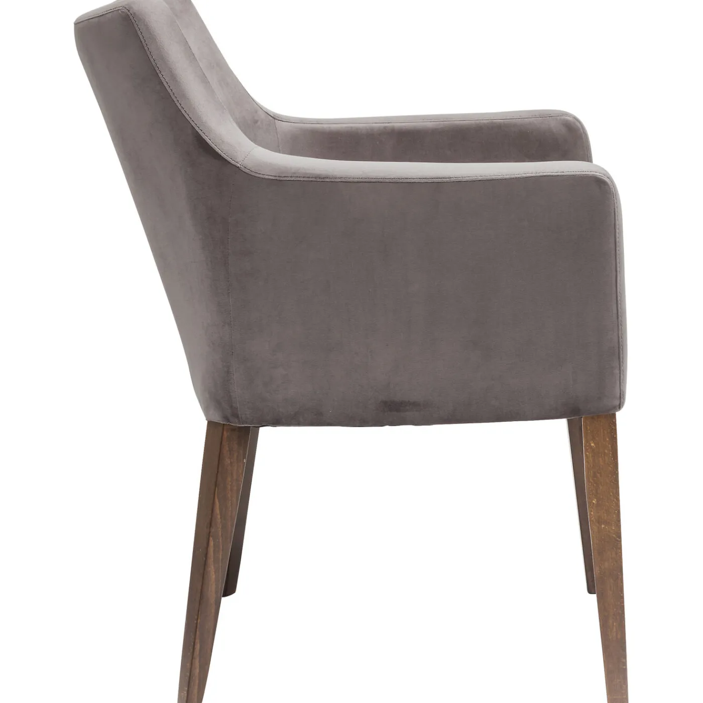 KARE Design Chaise A. Acc. Mode Velours Gris