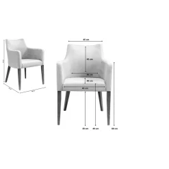 KARE Design Chaise A. Acc. Mode Velours Gris