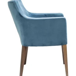 KARE Design Chaise A. Acc. Mode Velours Petrole