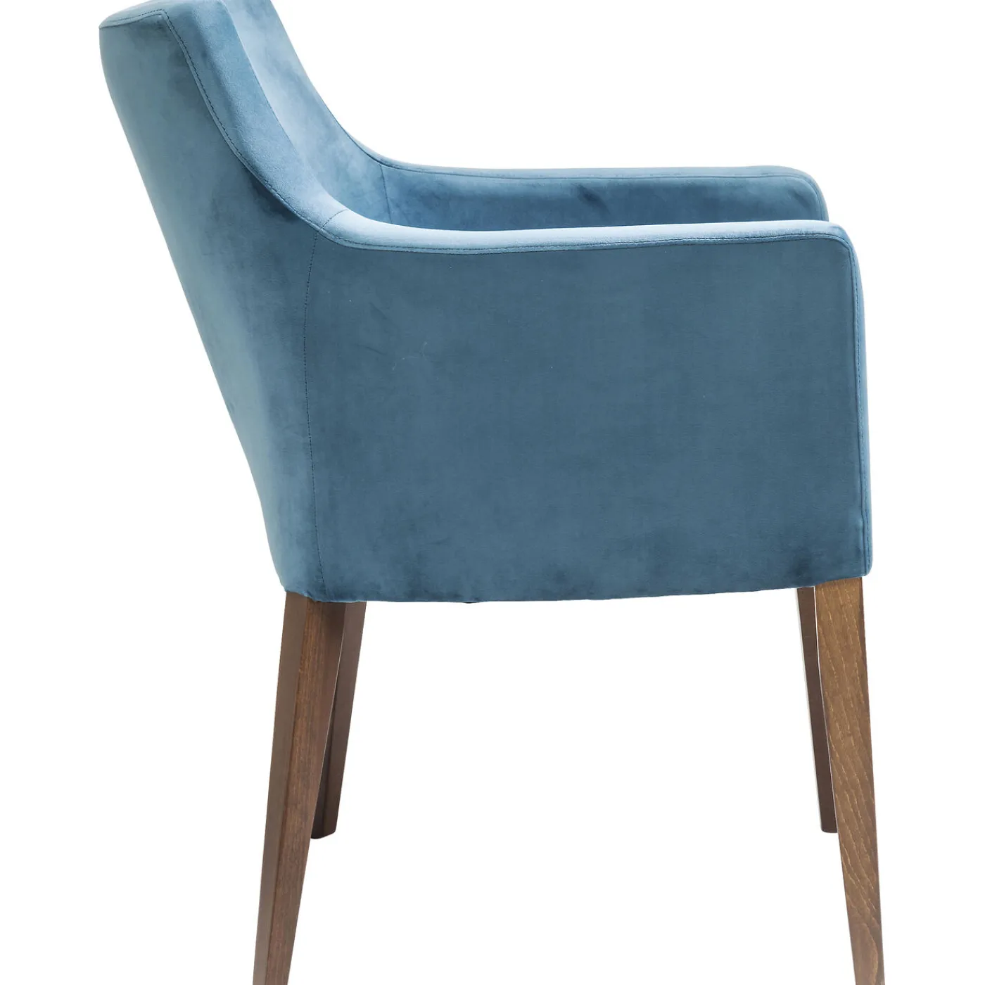 KARE Design Chaise A. Acc. Mode Velours Petrole