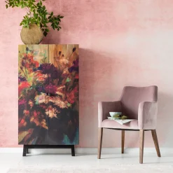 KARE Design Chaise A. Acc. Mode Velours Rose