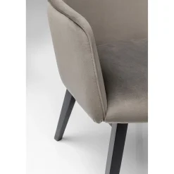 KARE Design Chaise A. Acc. Modino Velours Gris