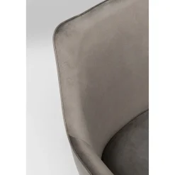 KARE Design Chaise A. Acc. Modino Velours Gris