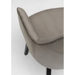 KARE Design Chaise A. Acc. Modino Velours Gris