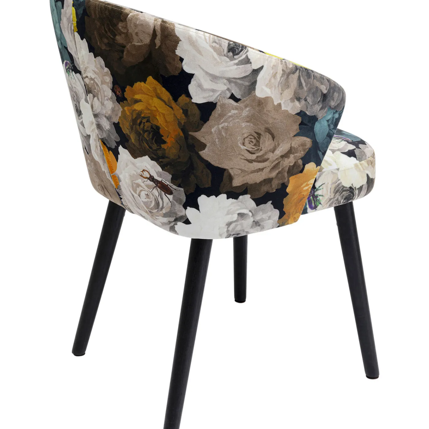 KARE Design Chaise A. Acc. Peony Flower Jaune