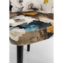 KARE Design Chaise A. Acc. Peony Flower Jaune