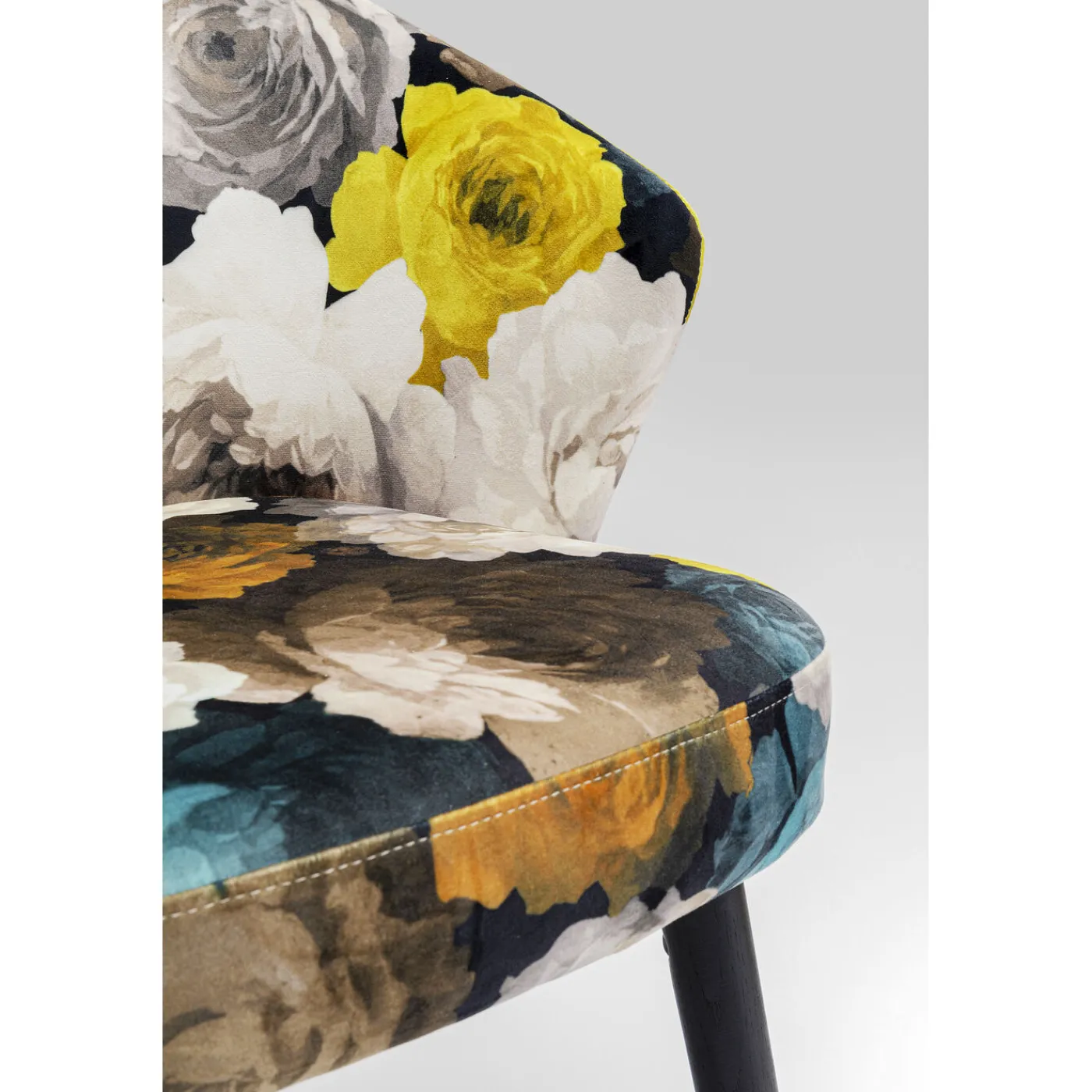 KARE Design Chaise A. Acc. Peony Flower Jaune
