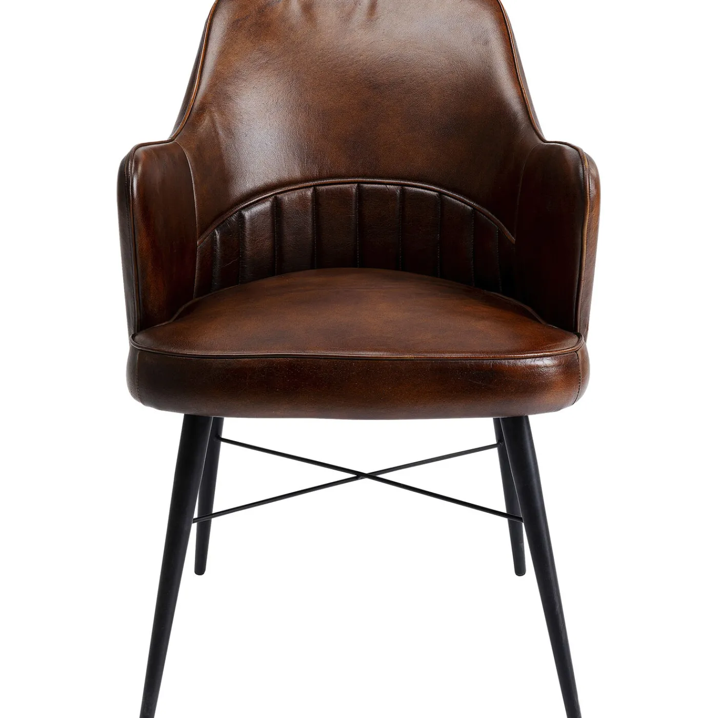 KARE Design Chaise A. Acc. Rumba.Cuir Marron