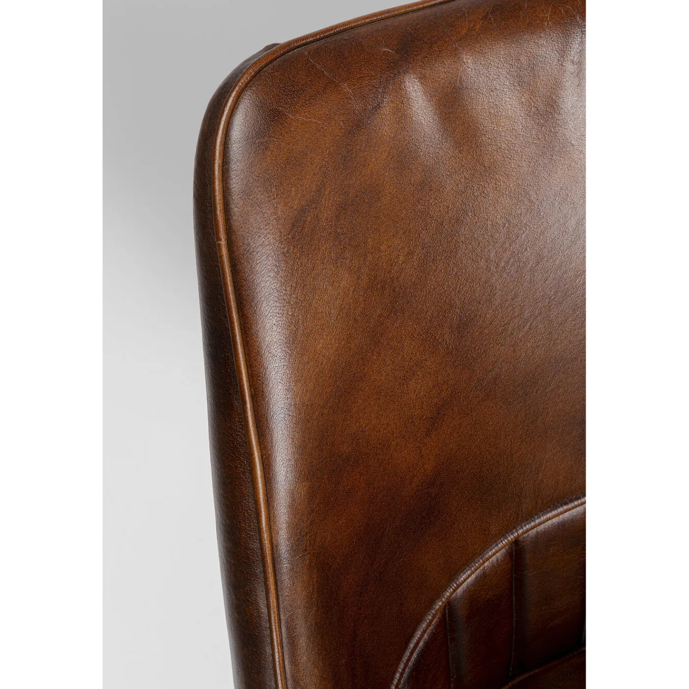 KARE Design Chaise A. Acc. Rumba.Cuir Marron