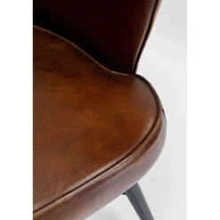 KARE Design Chaise A. Acc. Rumba.Cuir Marron