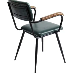 KARE Design Chaise A. Acc. Salsa.Cuir Vert Fonce