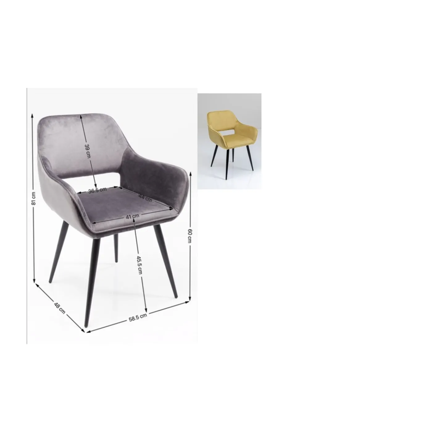 KARE Design Chaise A. Acc. San Francisco Vert Clair