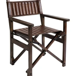 KARE Design Chaise A. Acc. Twist Cuir Marron