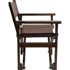 KARE Design Chaise A. Acc. Twist Cuir Marron