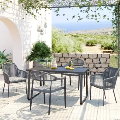 KARE Design Chaise A. Acc.Wave Gris