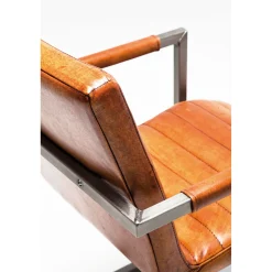 KARE Design Chaise Cantilever Riffle Buffalo Marron