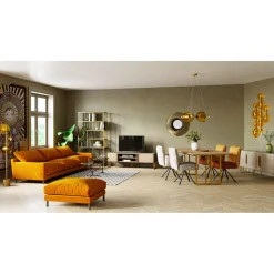 KARE Design Chaise Chelsea Marron