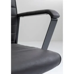 KARE Design Chaise De Bureau Labora Dossier Bas Noir