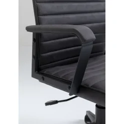 KARE Design Chaise De Bureau Labora Dossier Bas Noir