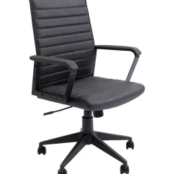 KARE Design Chaise De Bureau Labora Dossier Bas Noir