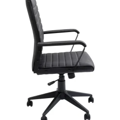 KARE Design Chaise De Bureau Labora Dossier Bas Noir