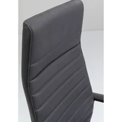 KARE Design Chaise De Bureau Labora Noir Haut Dossier