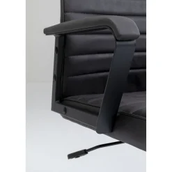 KARE Design Chaise De Bureau Labora Noir Haut Dossier