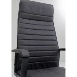 KARE Design Chaise De Bureau Labora Noir Haut Dossier