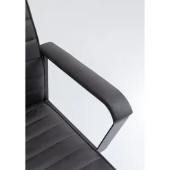 KARE Design Chaise De Bureau Labora Noir Haut Dossier