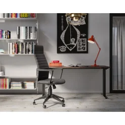 KARE Design Chaise De Bureau Labora Noir Haut Dossier