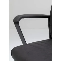 KARE Design Chaise De Bureau Labora Noir Haut Dossier