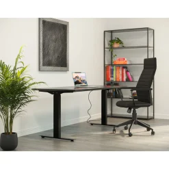 KARE Design Chaise De Bureau Labora Noir Haut Dossier