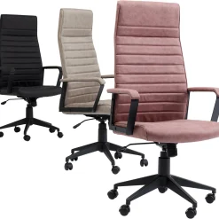 KARE Design Chaise De Bureau Labora Pebble Haut Dossier