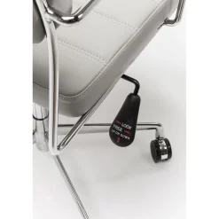 KARE Design Chaise De Bureau Pivotante Dottore Gris