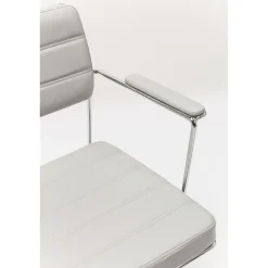 KARE Design Chaise De Bureau Pivotante Dottore Gris